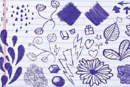 Узоры по клеточкам в тетради