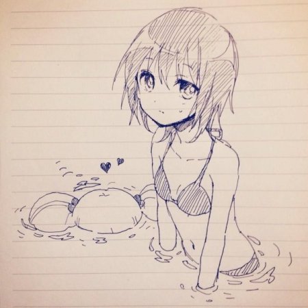 Аниме ручкой