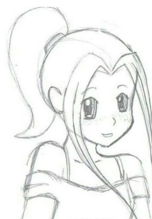 Аниме рисунки карандашом