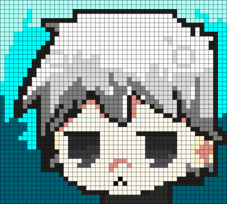 Вышивание крестиком аниме Чиби схемы