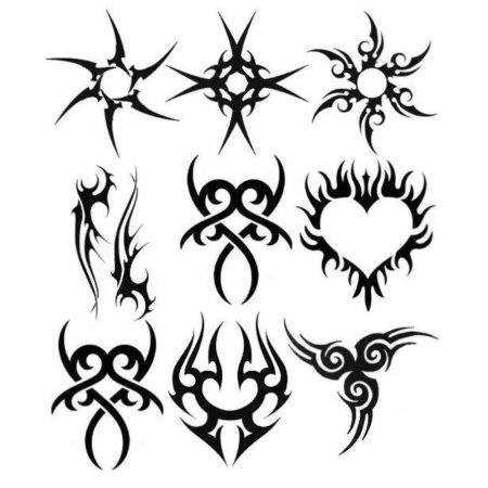 Лёгкие узоры для тату