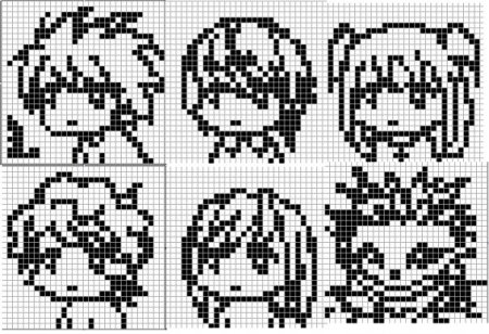 Наруто вышивка крестом схемы