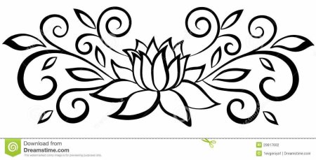 Эскизы тату цветы