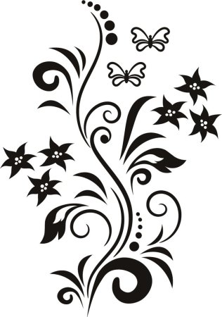 Трафареты цветов для вышивания гладью