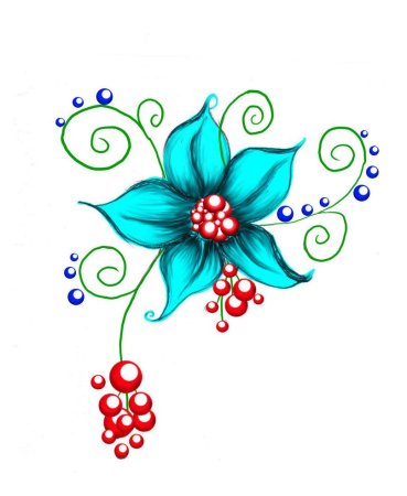 Трафареты цветов для вышивания