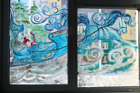 Зимние узоры простые