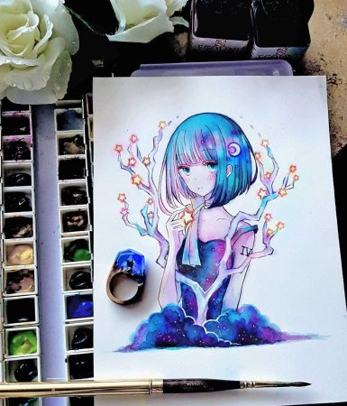 Аниме гуашью