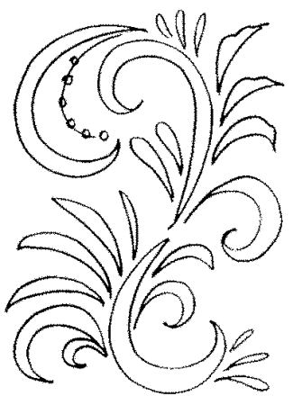 Морозные узоры трафарет