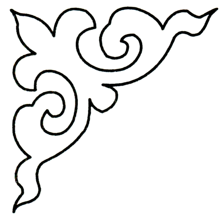 Трафарет "зимний узор"