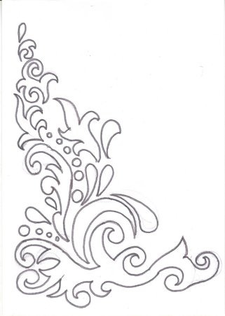 Узоры для аппликации