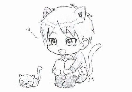 Рисунок аниме легкий