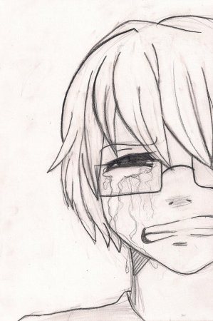 Грустные парни для срисовки