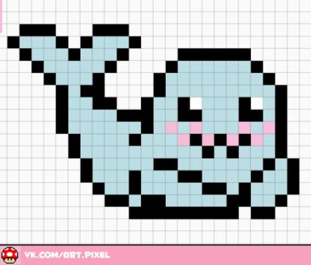 Рисунки по клеточкам маленькие милые