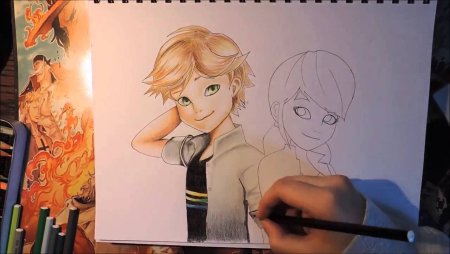 Адриан Агрест для срисовки