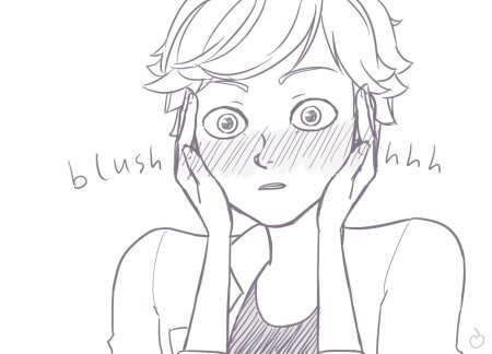 Маринетт рисунок карандашом