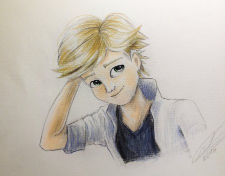 Адриан Агрест для срисовки