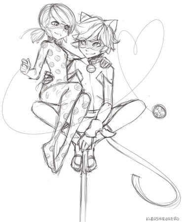 Леди баг и супер кот зарисовки