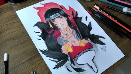 Speed drawing Итачи