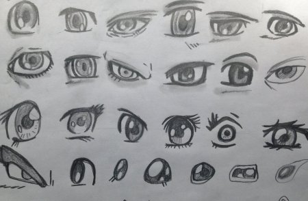 Аниме стиль рисования карандашом