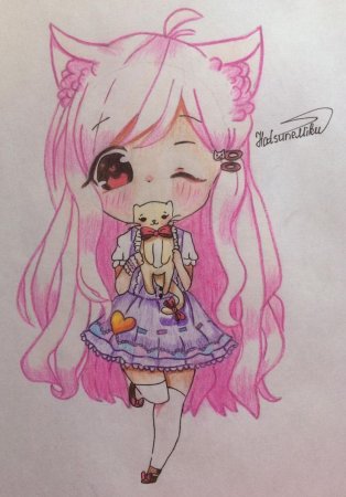 Милые девочки рисунки