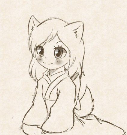 Аниме карандашом