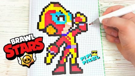 БРАВЛ старс по клеточкам