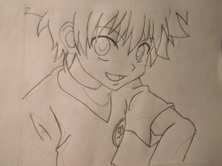 Рисунки аниме для начинающих мальчиков