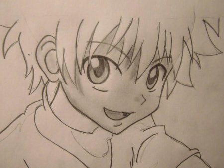 Аниме для рисования карандашом для начинающих мальчик