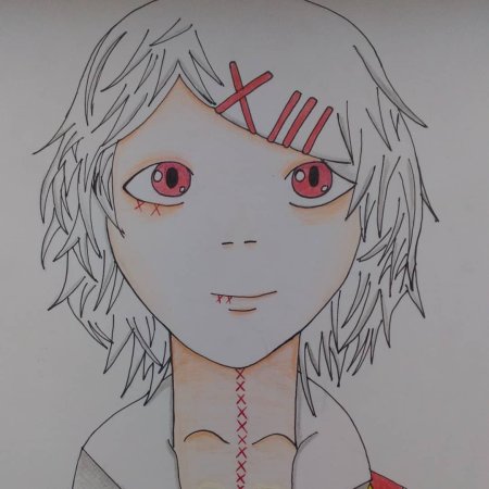 Аниме для срисовки Токийский гуль