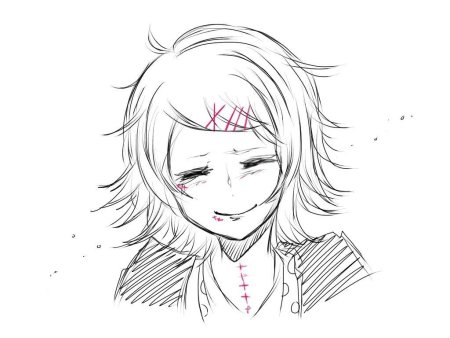 Аниме для срисовки Токийский гуль