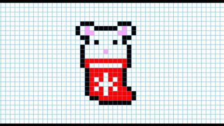 Очень маленькие рисунки по клеточкам