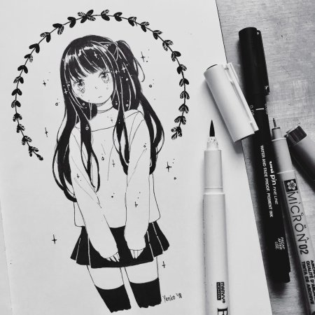 Рисунки маркерами