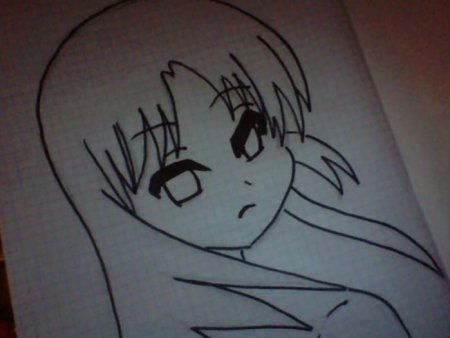 Рисунки для срисовки фломастерами легкие аниме