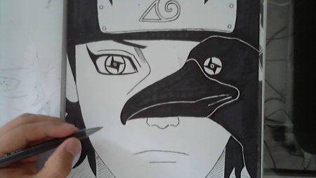 Шисуи Учиха ворон Итачи