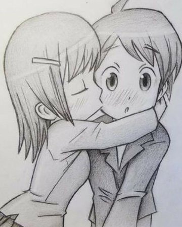 Рисунки карандашом Ани