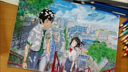 Аниме на холсте