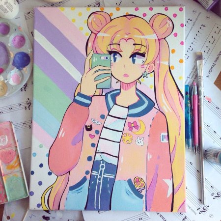 Скетчбуки для рисования аниме