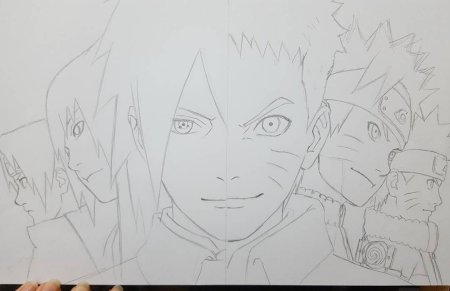 Рисунки Наруто и Саске "Наруто! Саске! "