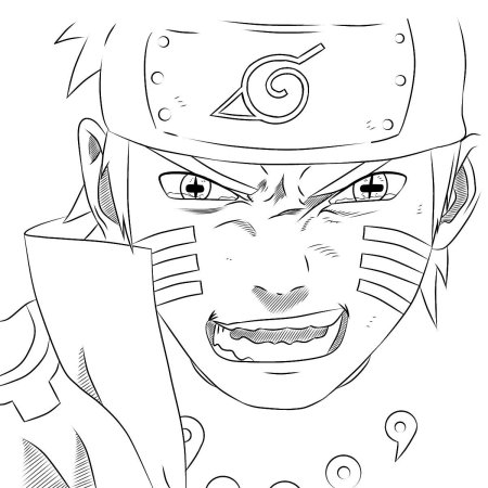 Раскраска Наруто