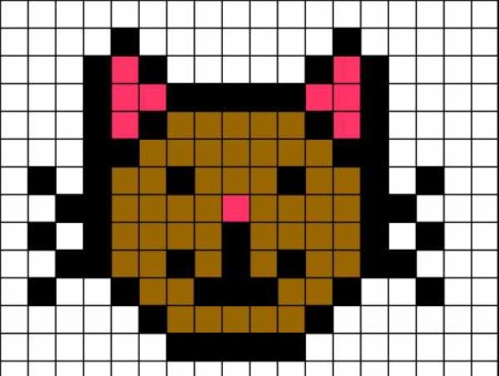 Рисунки по клеточкам животные лёгкие