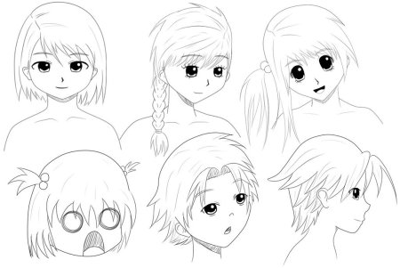 Поэтапное рисование глаз аниме