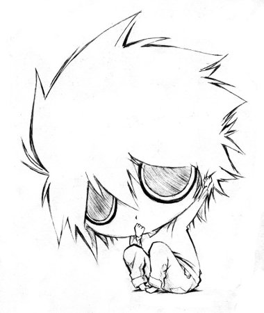 Милые рисунки для срисовки аниме