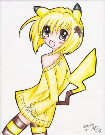 Фото Пикачу для срисовки