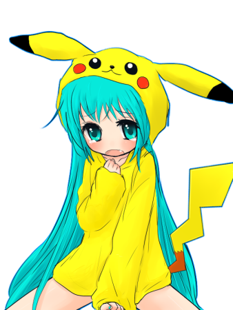 Пикачу для срисовки