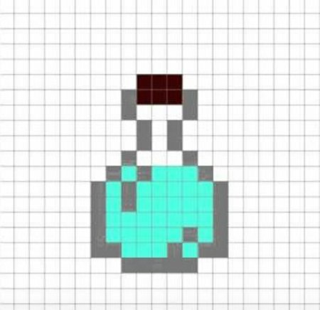 Зелье из МАЙНКРАФТА по клеткам