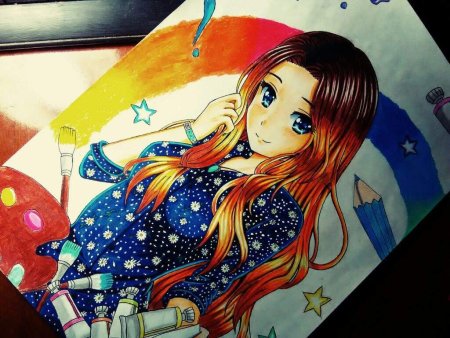 Рисунки для срисовки цветные