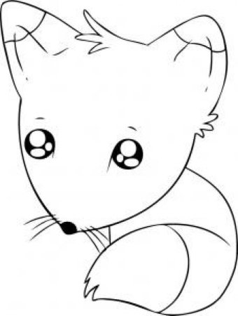 Раскраски лисички милые