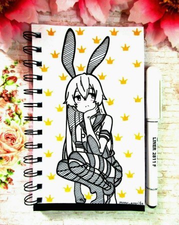 Урарака Очако рисунок