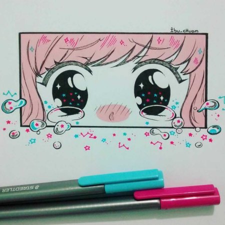 Миленькие рисунки маркерами