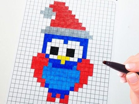 Рисование по клеточкам для детей 10 лет